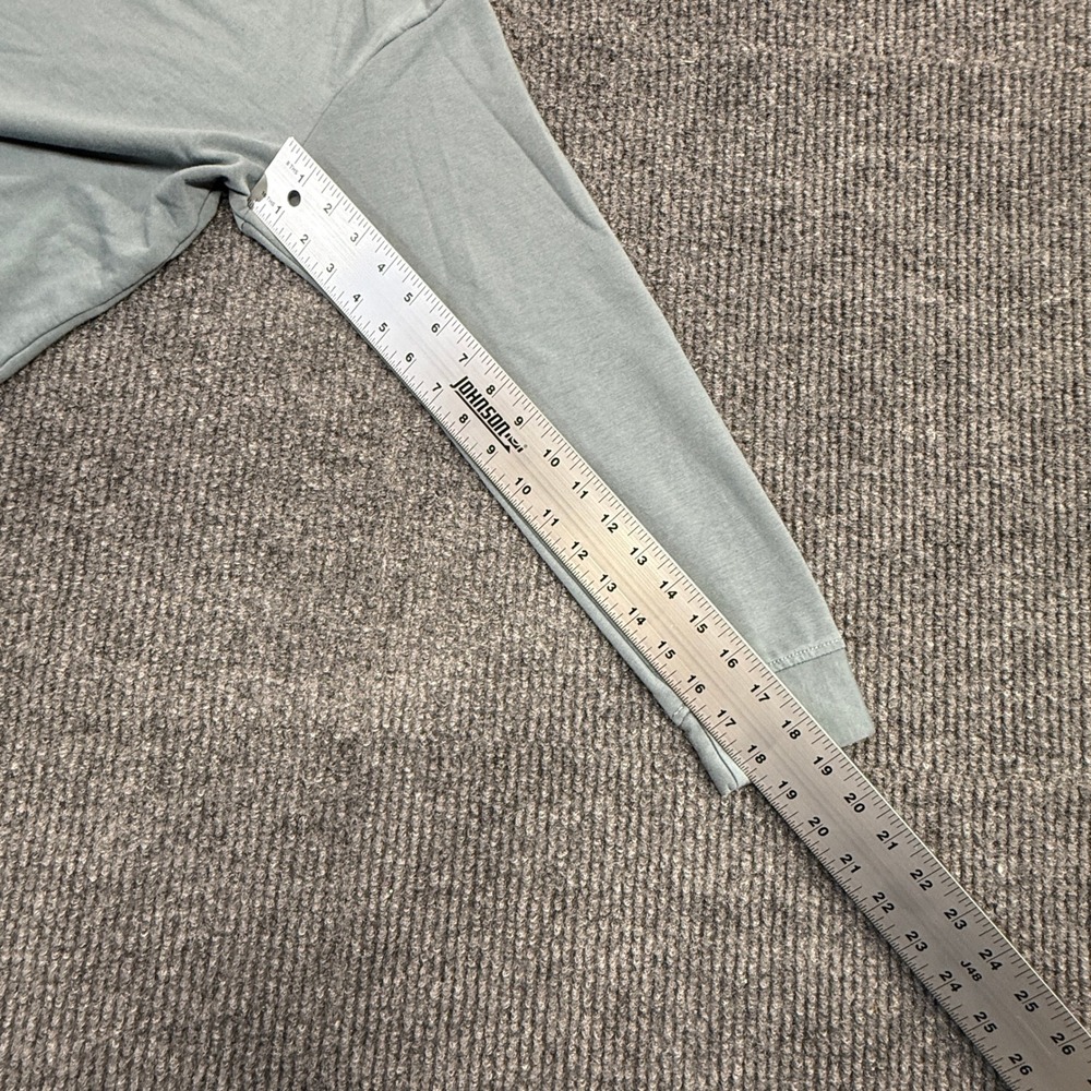 Orvis Women Sage Green V-Neck Modal Blend Sweatshirt Pullover Size M 1720418 - Picture 7 of 10